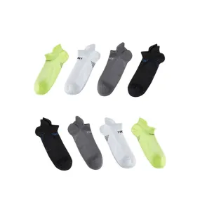 8X Rexy Seamless Sport Sneakers Socks Large Non-Slip Heel Tab MULTI COLOUR