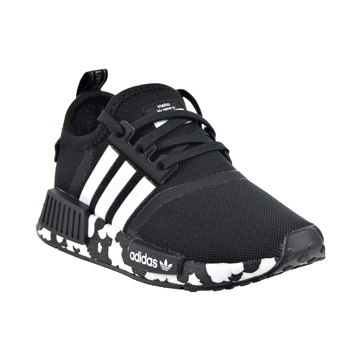 Adidas NMD_R1 Little Kids' Shoes Core Black/Cloud White