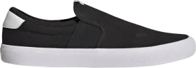 Adidas Vulc Raid3r Slip-On 'Black White' Sneakers, black