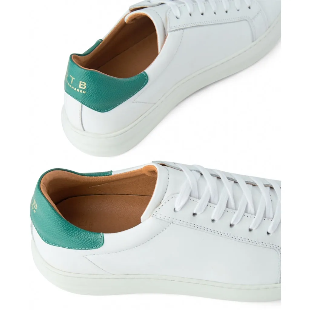 Aphex sneaker leather - WHITE / GREEN