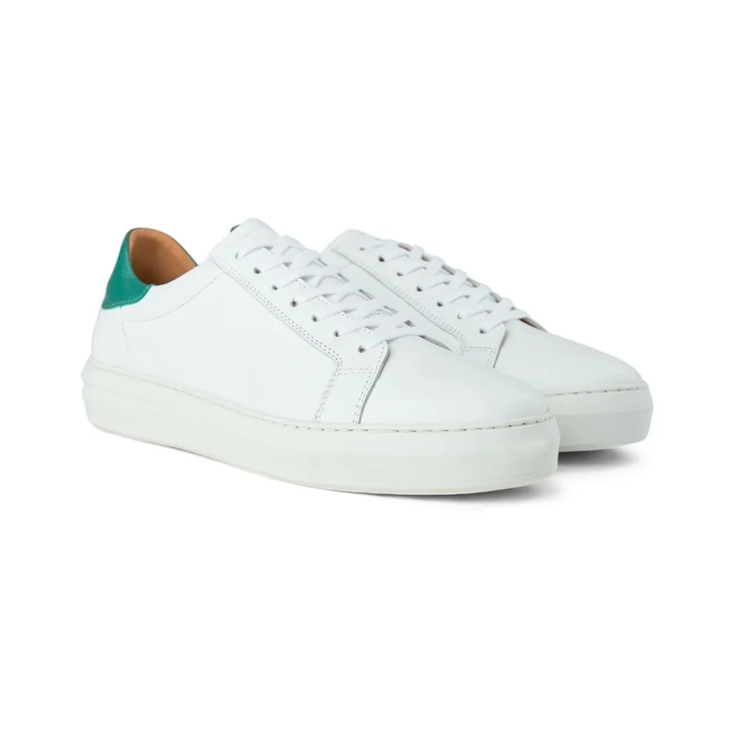 Aphex sneaker leather - WHITE / GREEN