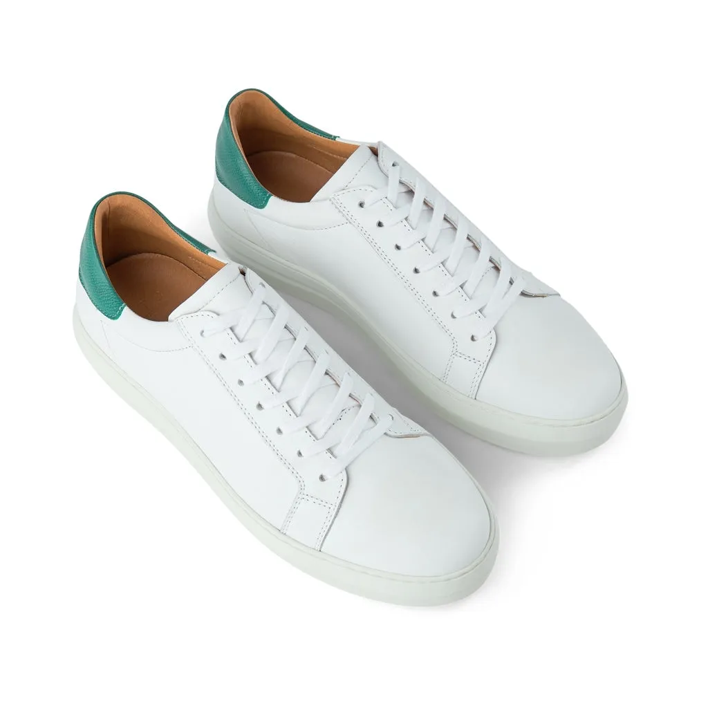 Aphex sneaker leather - WHITE / GREEN