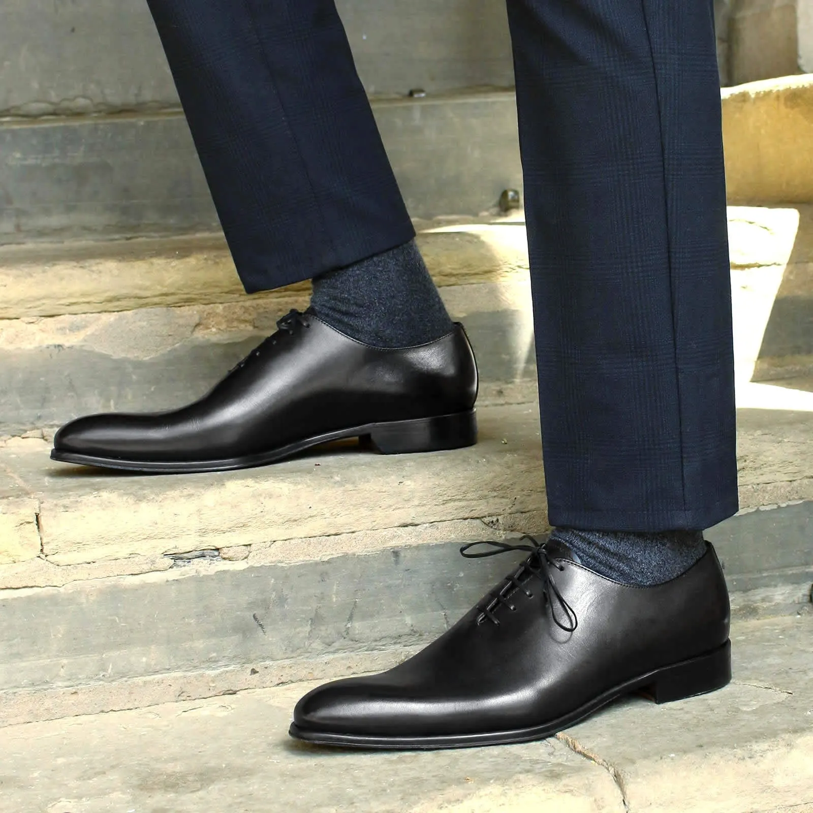 Benson Wholecut Oxford Black