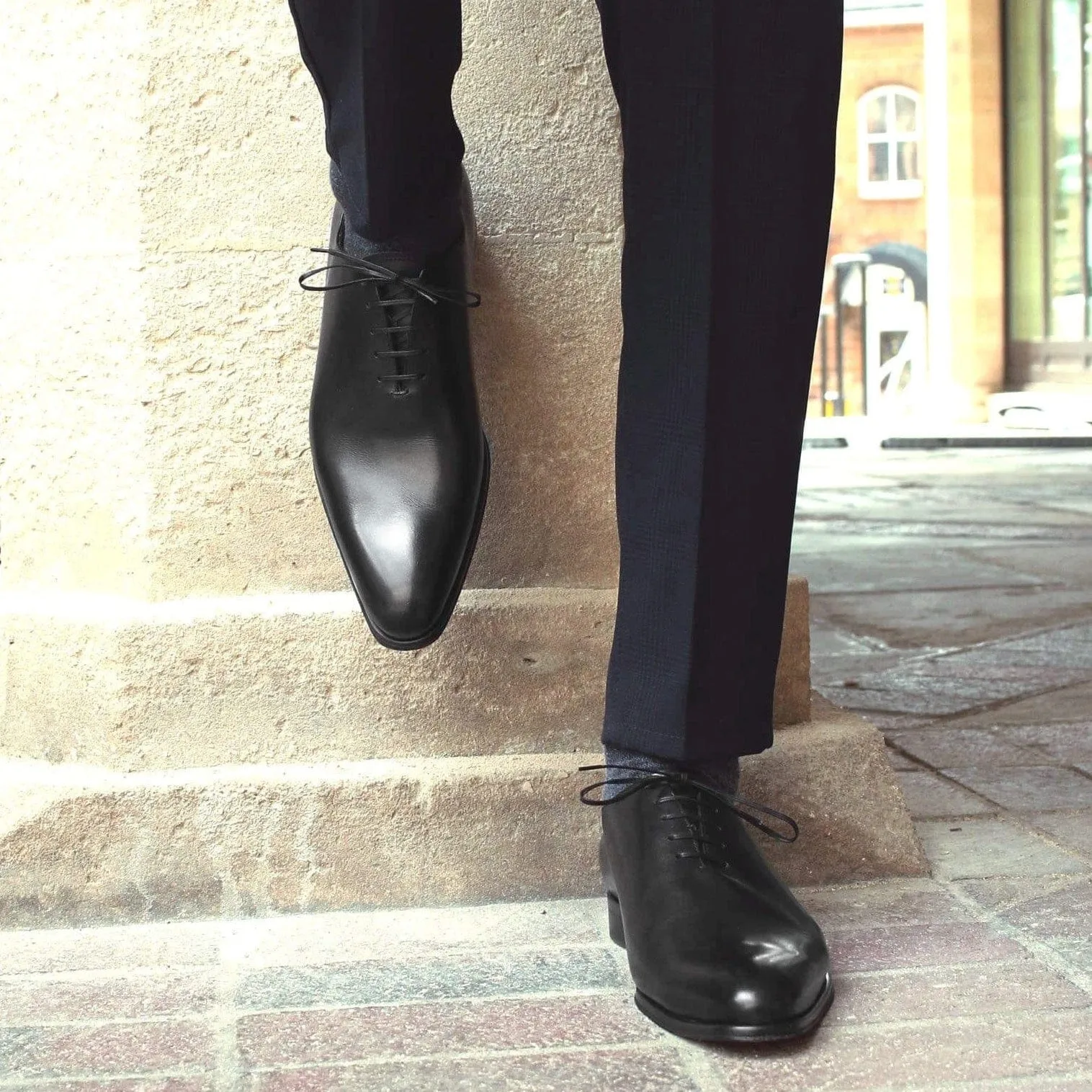 Benson Wholecut Oxford Black