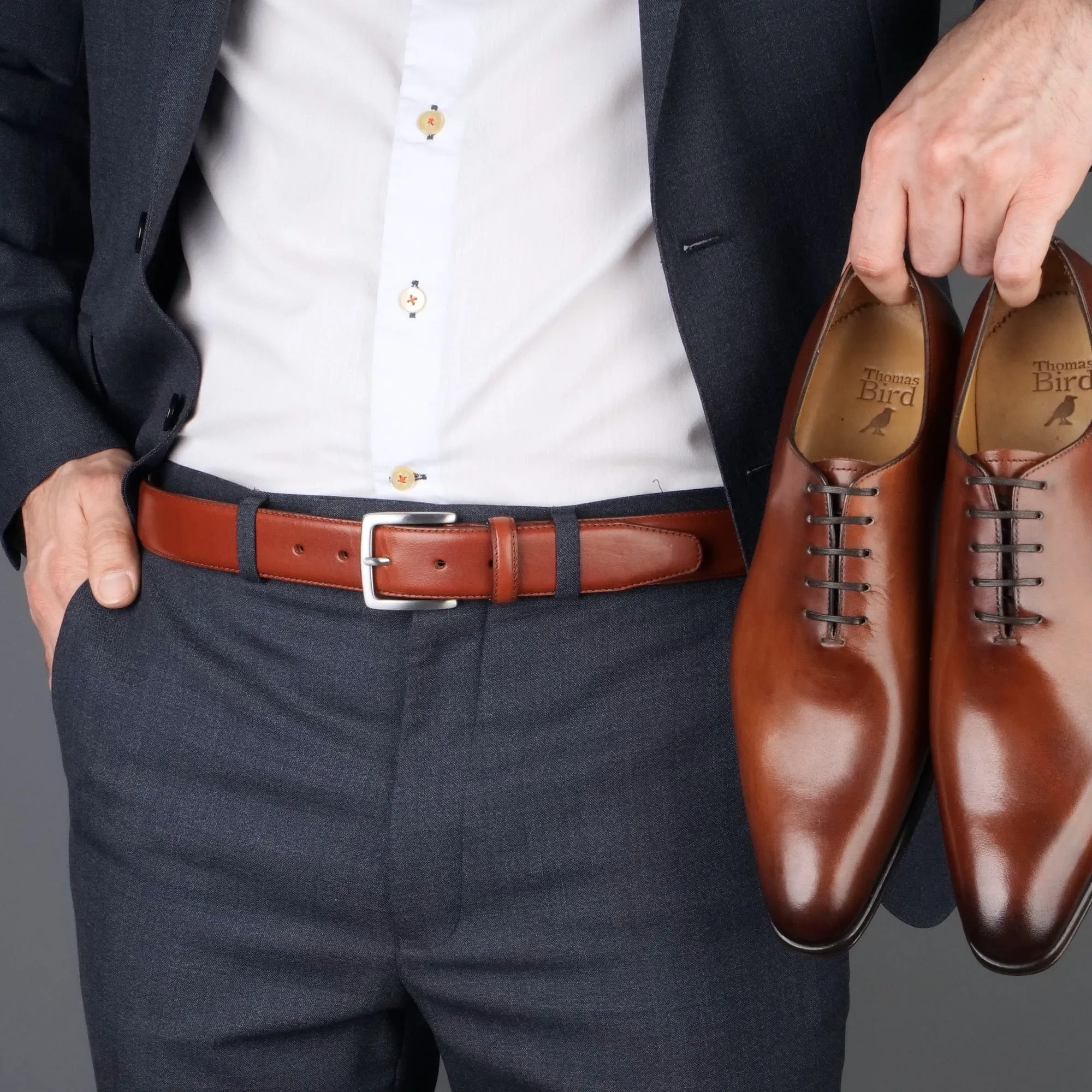 Benson Wholecut Oxford Chestnut