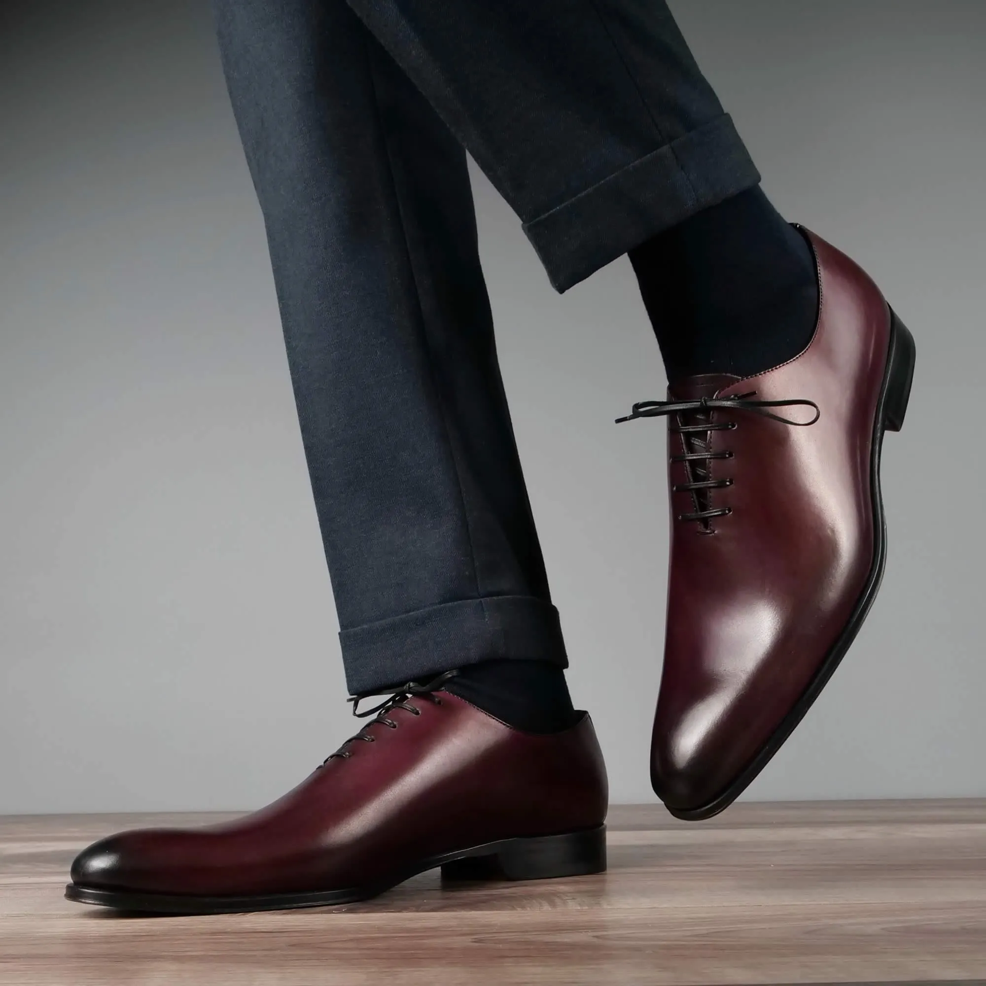 Benson Wholecut Oxford Oxblood