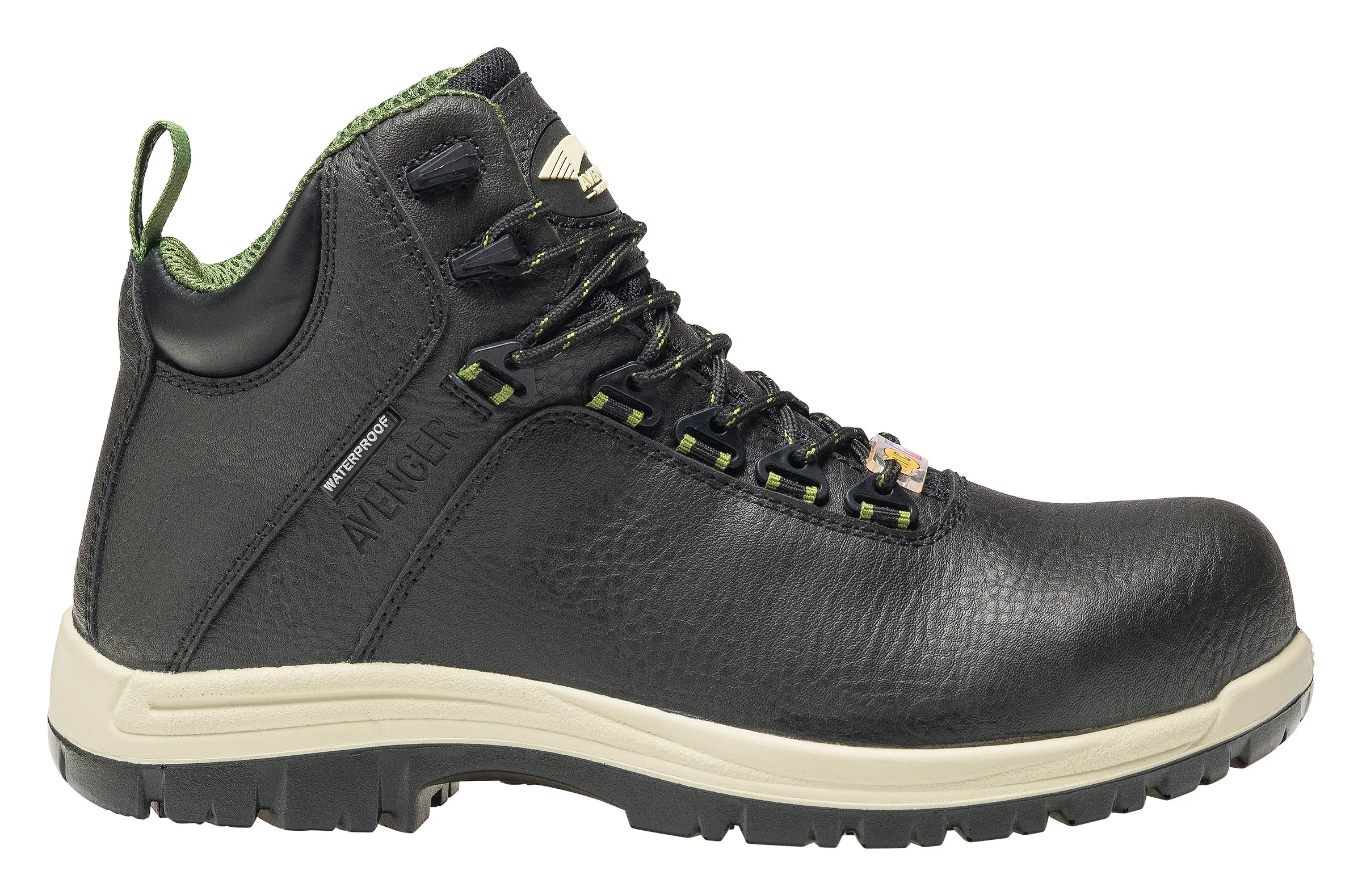 Breaker Black Composite Toe EH PR WP 6" Work Boot