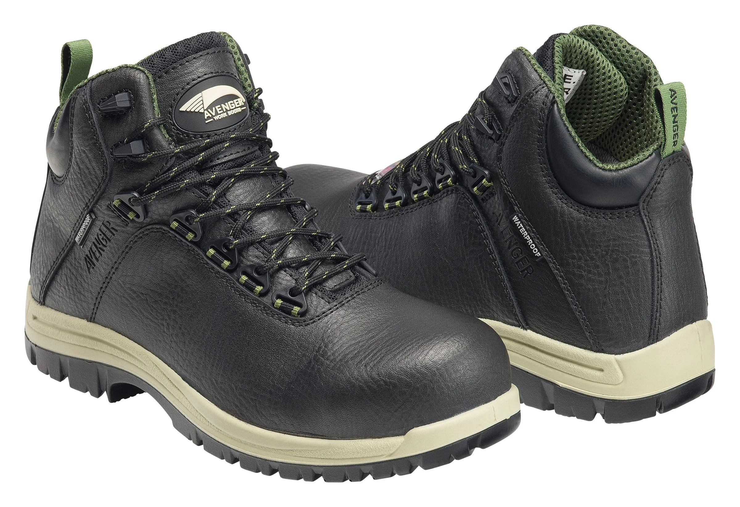 Breaker Black Composite Toe EH PR WP 6" Work Boot