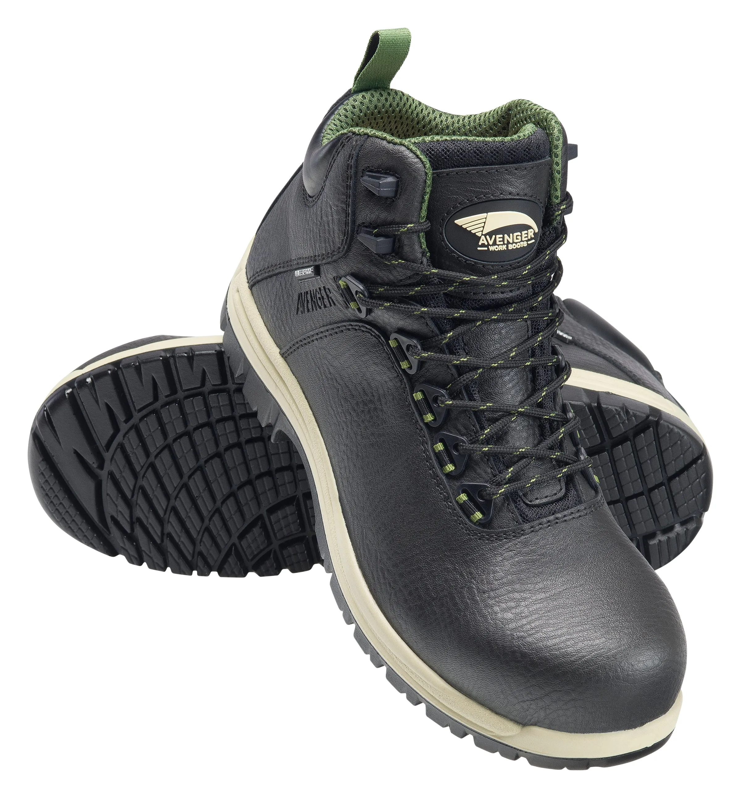 Breaker Black Composite Toe EH PR WP 6" Work Boot