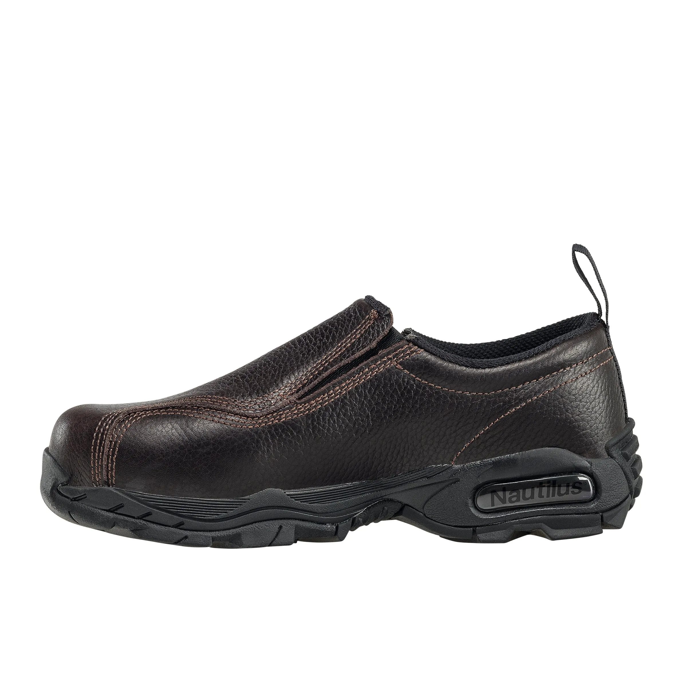 Brown Steel Toe SD10 Slip On Work Shoe