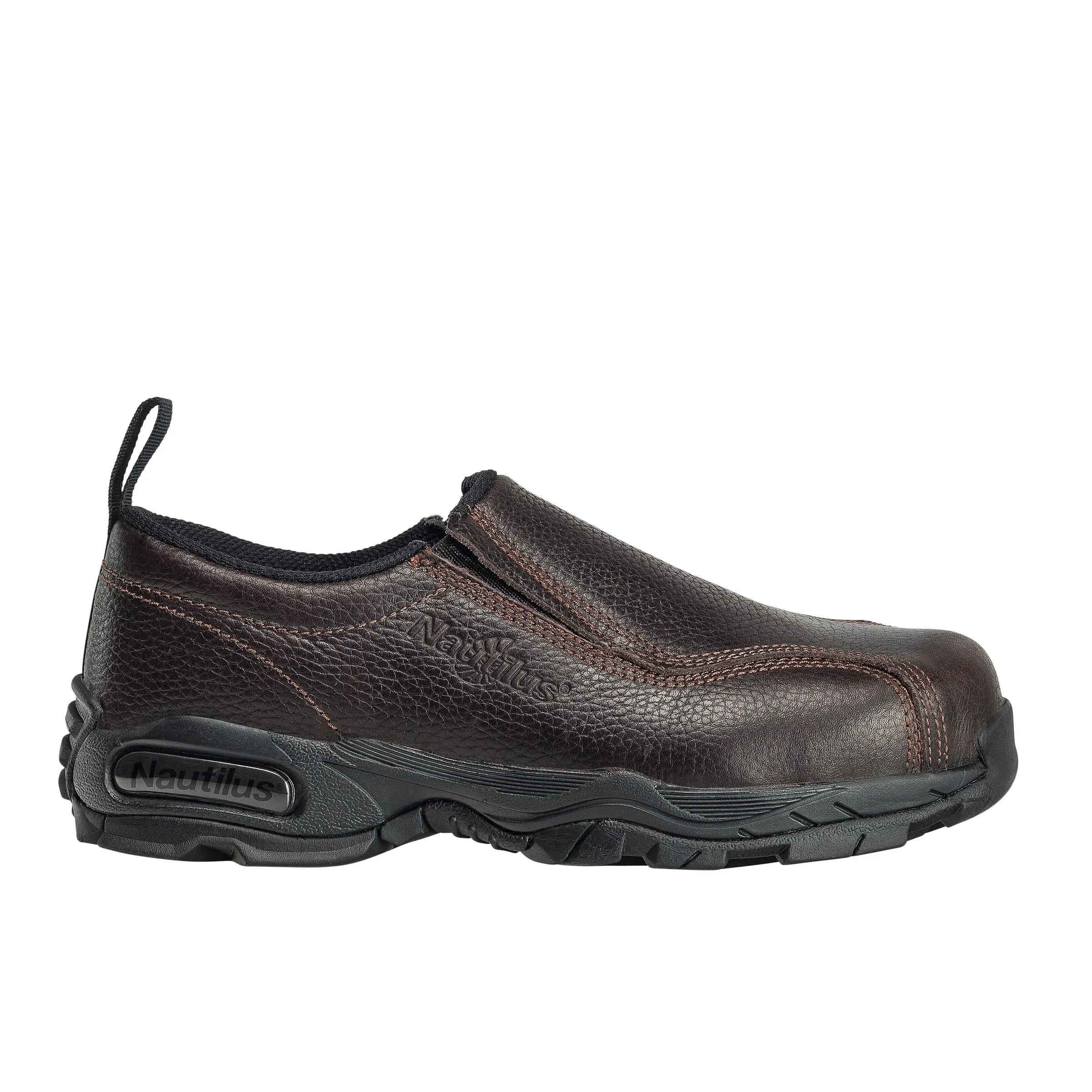 Brown Steel Toe SD10 Slip On Work Shoe