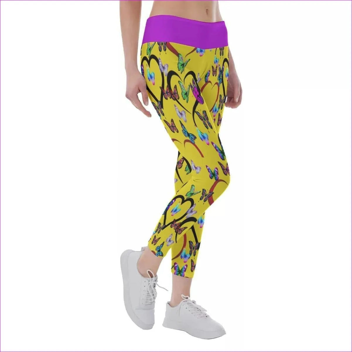 Butterfly Love Womens Yoga Leggings