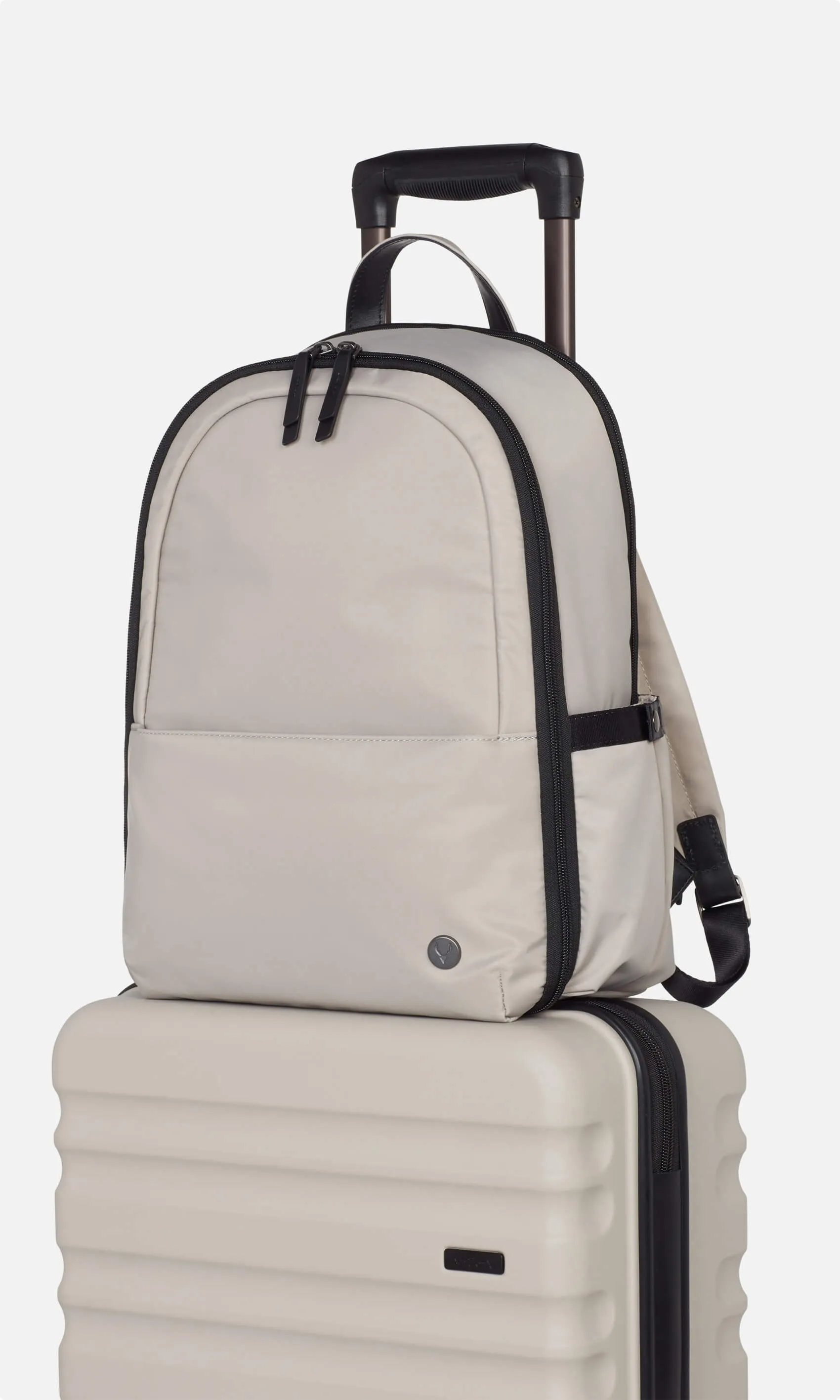 Chelsea Backpack in Taupe