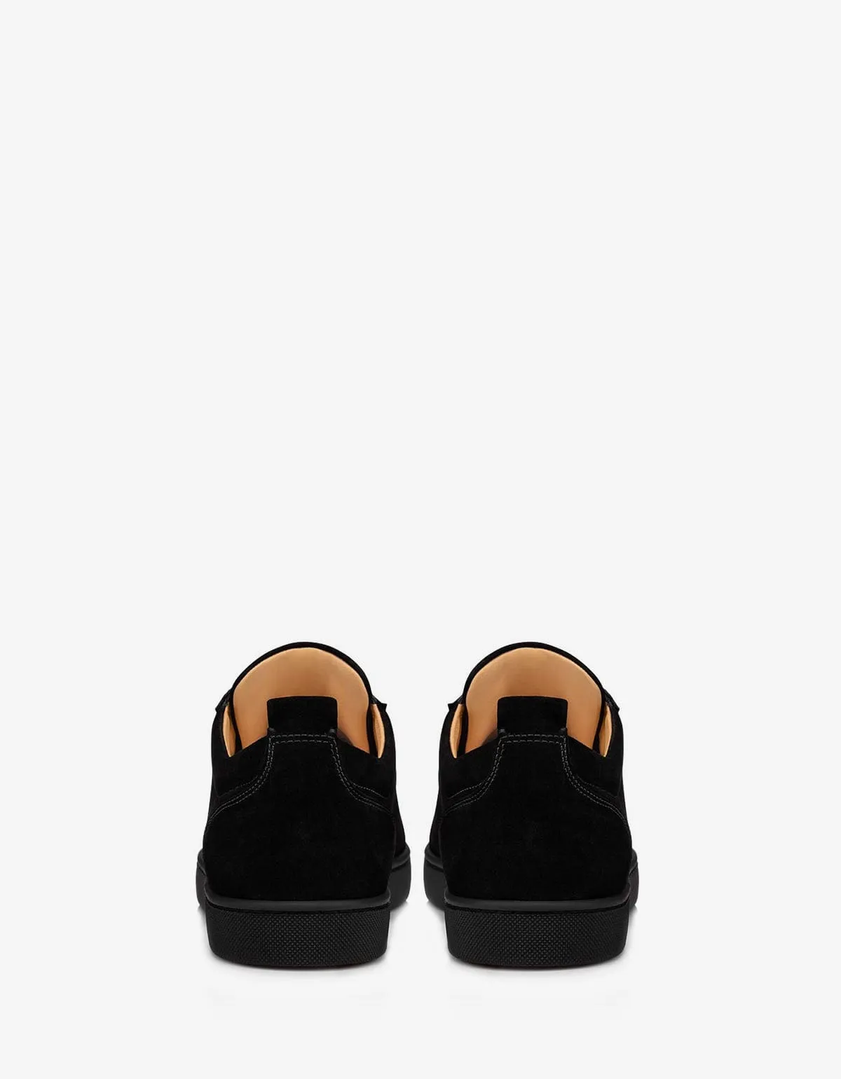 Christian Louboutin Louis Junior Black Suede Trainers -