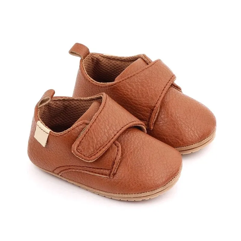 Classic Solid Velcro Baby Shoes