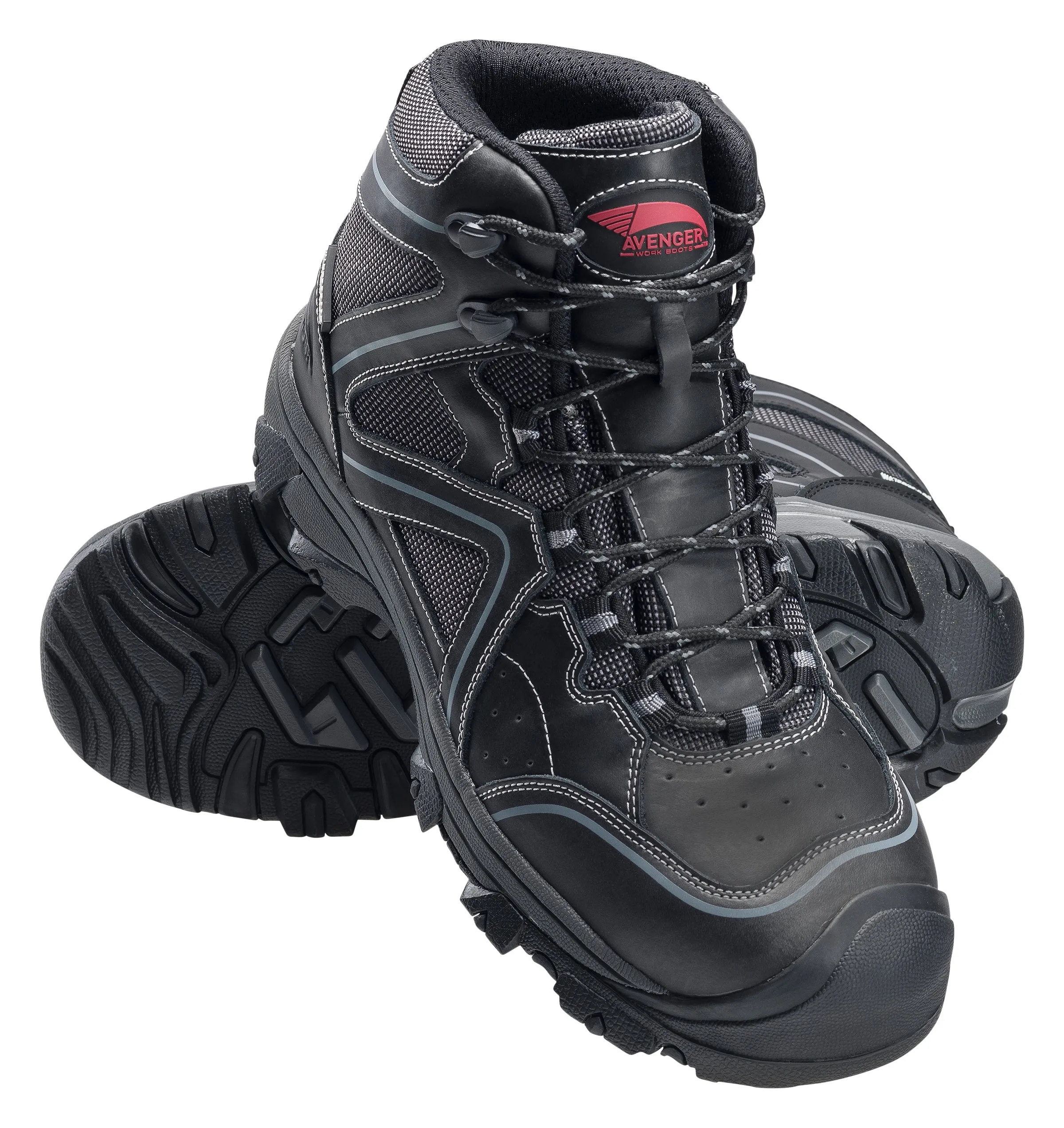 Crosscut Black Steel Toe EH PR WP 6" Work Boot