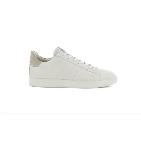 Ecco Men's Street Lite Sneaker in White Gravel