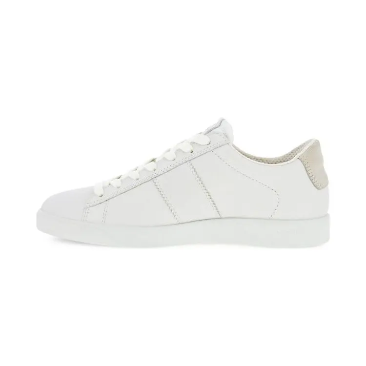 Ecco Women's Street Lite Retro Sneaker in White Shadow White