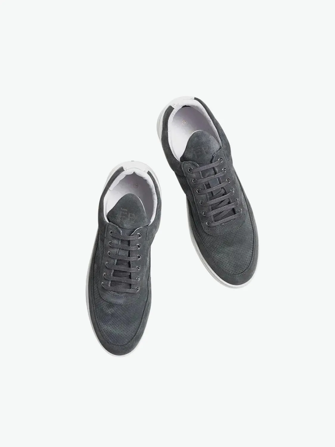 Filling Pieces Low Top Ripple Perforated Grey Sneakers