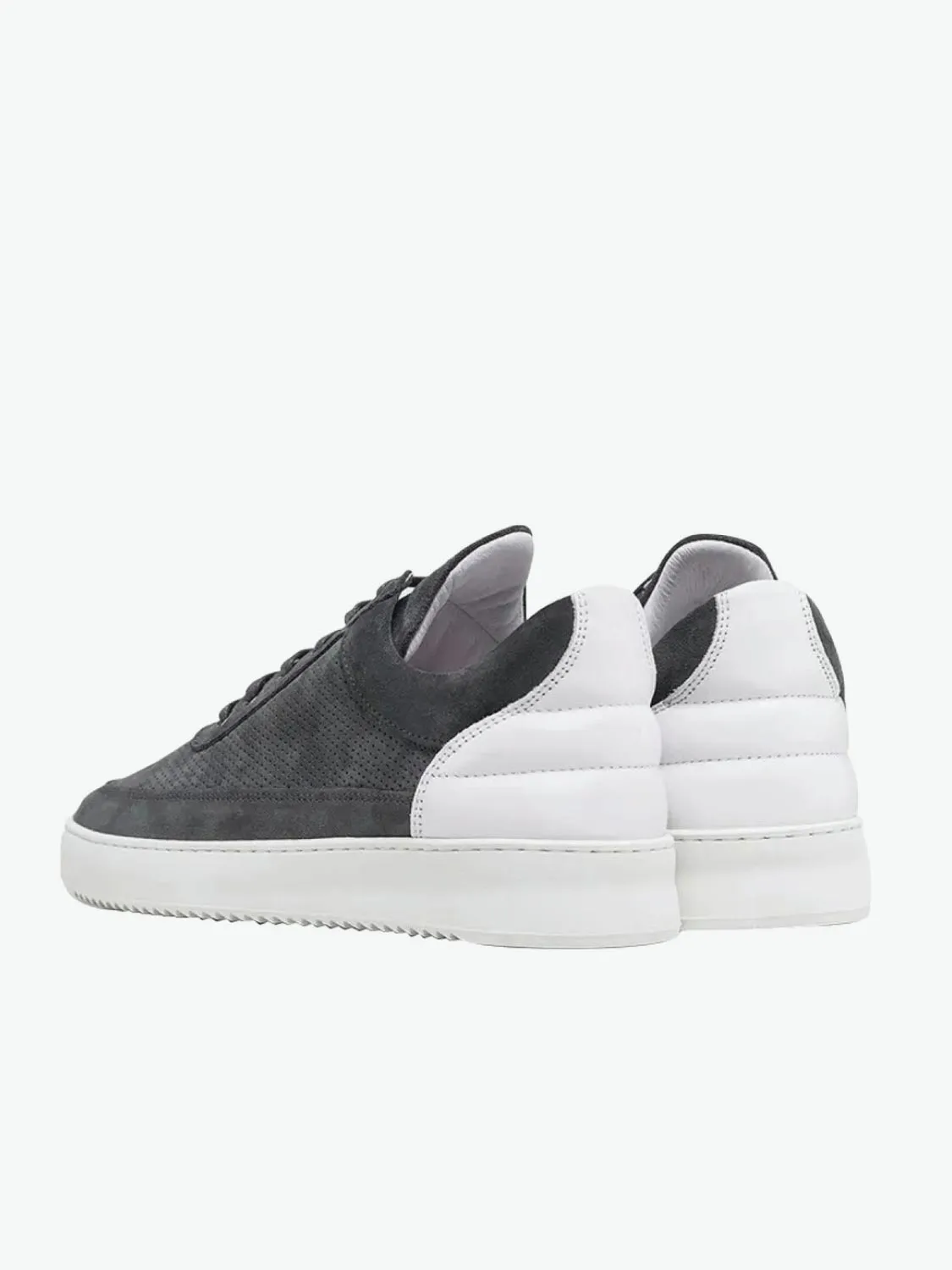 Filling Pieces Low Top Ripple Perforated Grey Sneakers