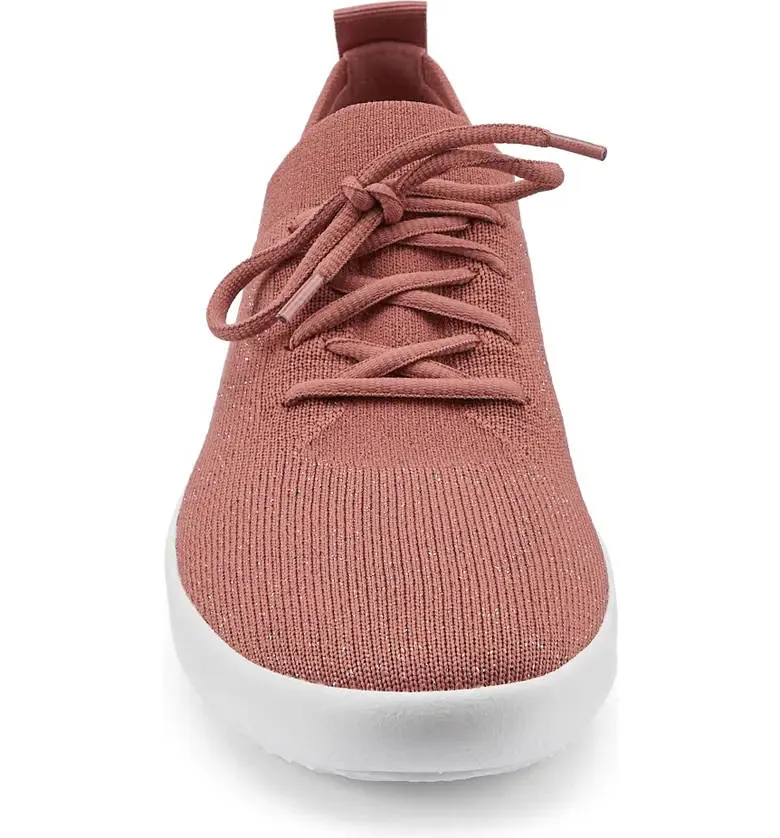 FitFlop Womens F-Sporty Uberknit Sneakers Warm Rose Rose Gold