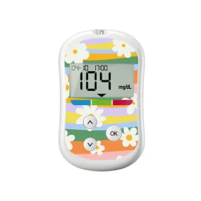 Floral Swirls for OneTouch Verio Flex Glucometer