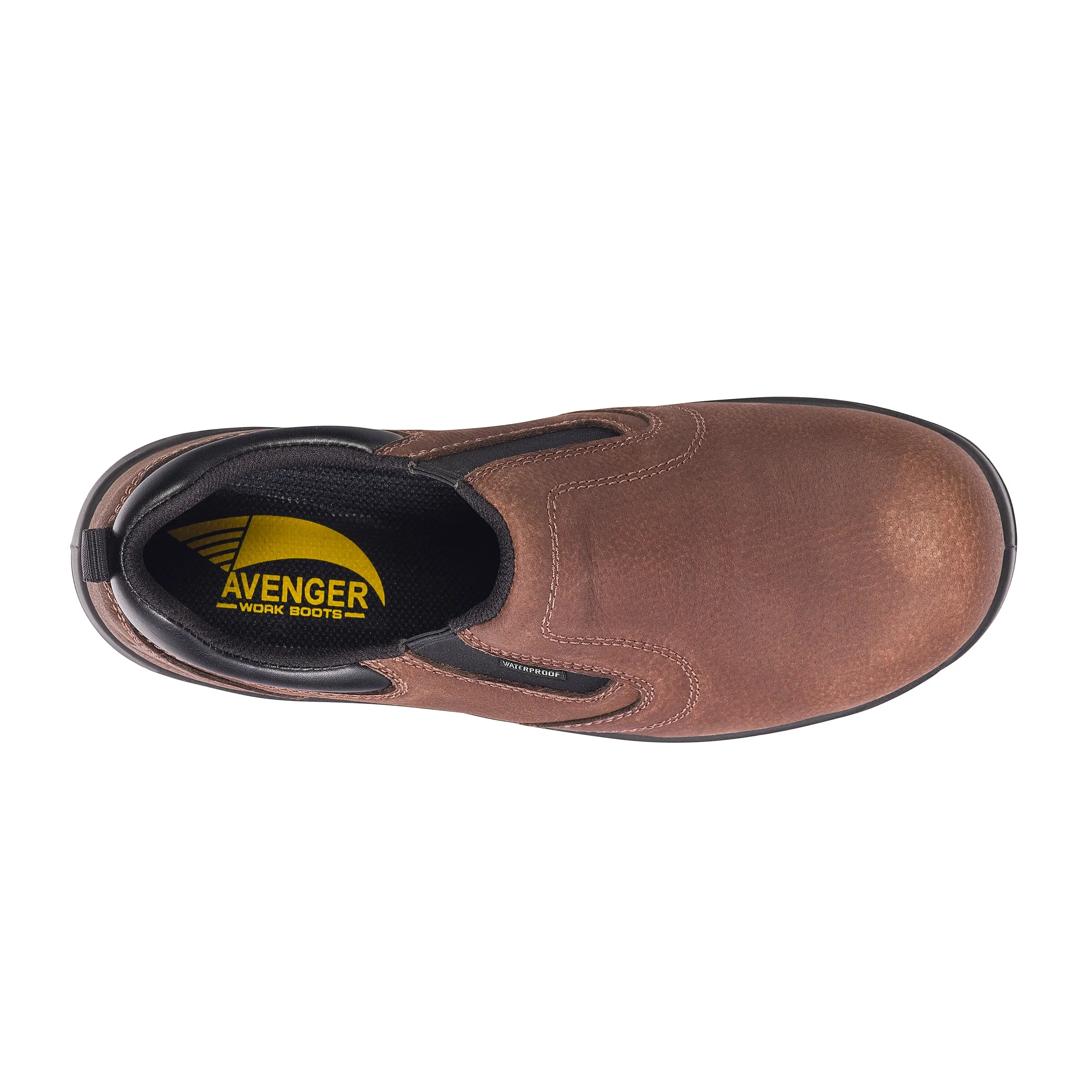 Foreman Brown Composite Toe EH WP Slip On Work Shoe