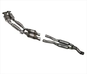 Front 4 Catalytic Converter H Pipe Fits 2009-15 3.6L Volkswagen CC W/ Resonators