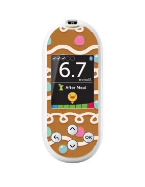 Gingerbread Sticker for OneTouch Verio Reflect Glucometer