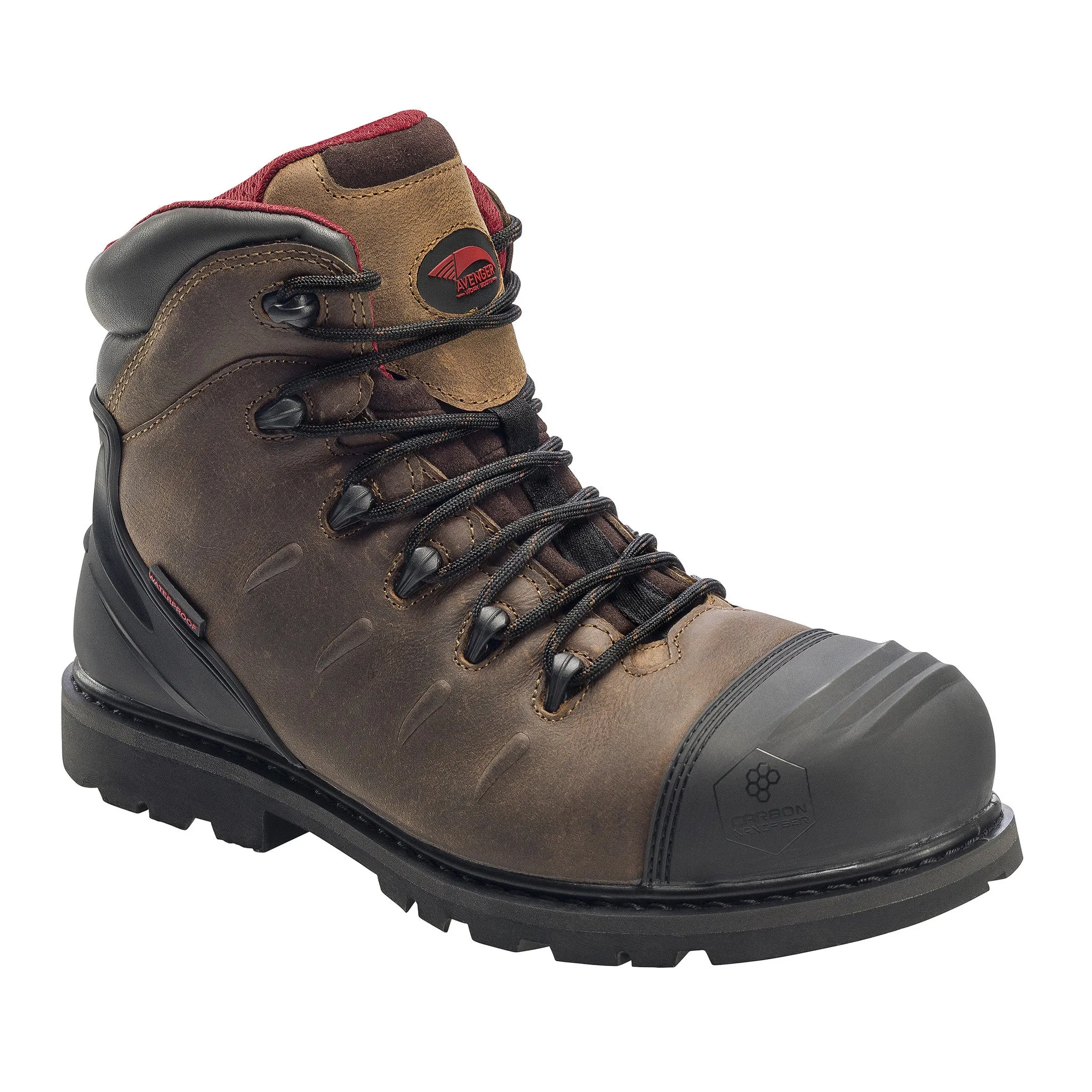 Hammer Brown Carbon Toe EH PR WP 6" Work Boot