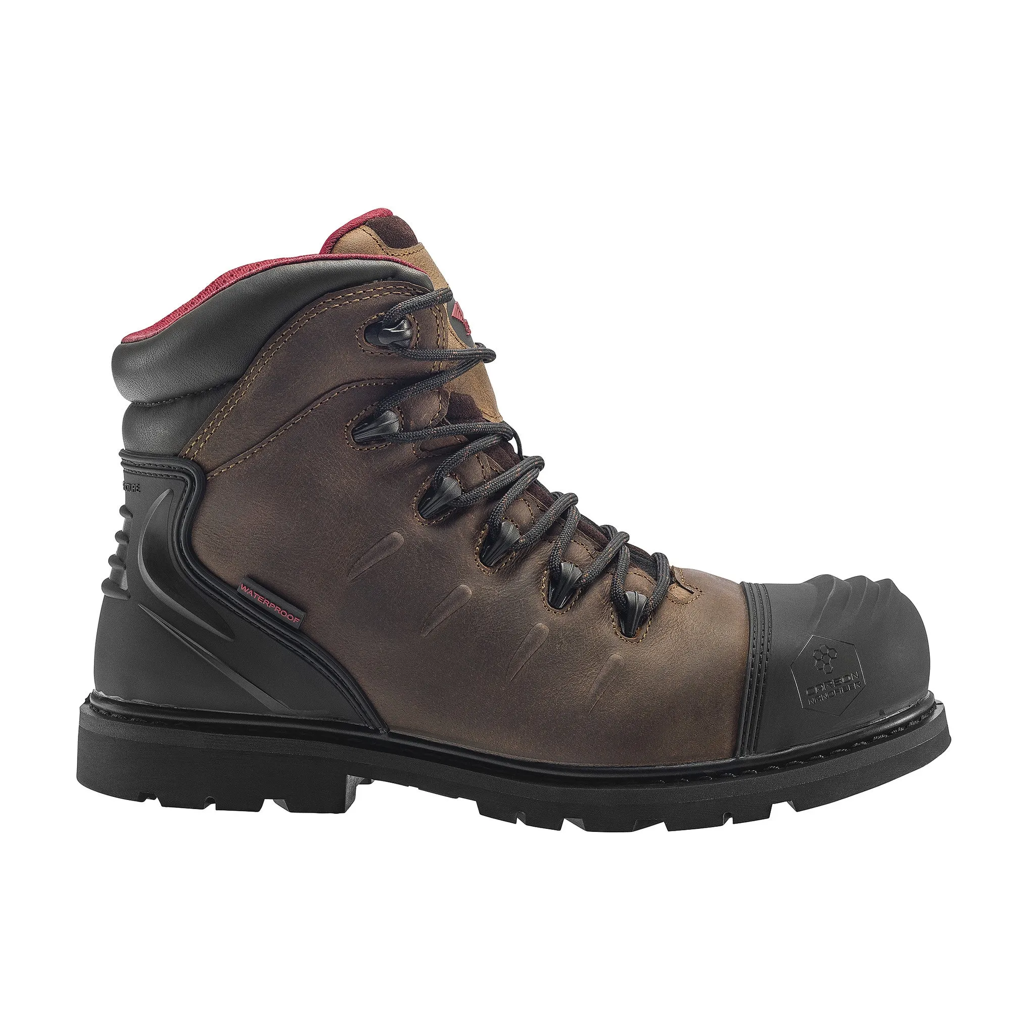 Hammer Brown Carbon Toe EH PR WP 6" Work Boot