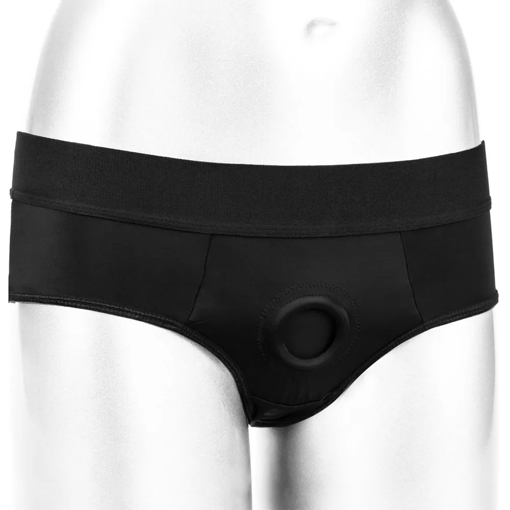 Her Royal Harness Backless Brief in 2X/3X