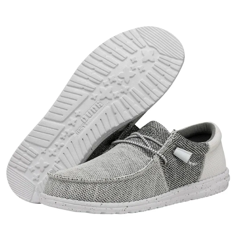 HEY DUDE Men's Wally Tri (Stone White)