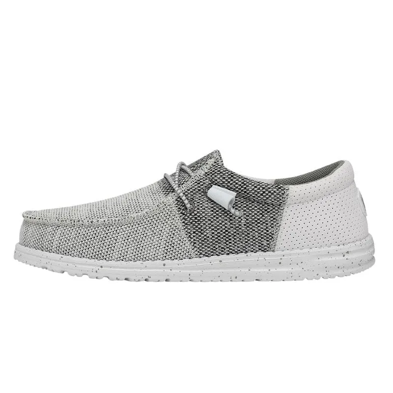 HEY DUDE Men's Wally Tri (Stone White)