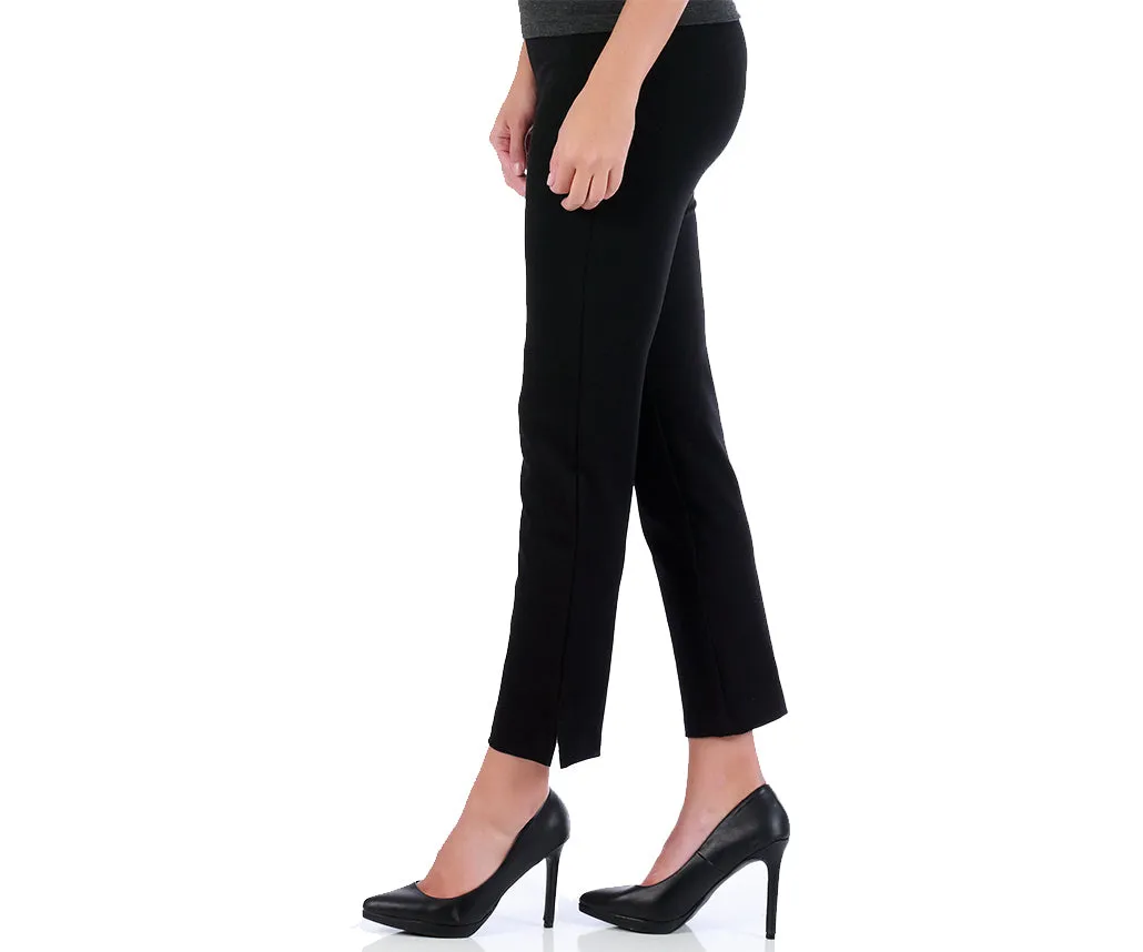 InstantFigure Straight Leg Pant with Slit 16801M