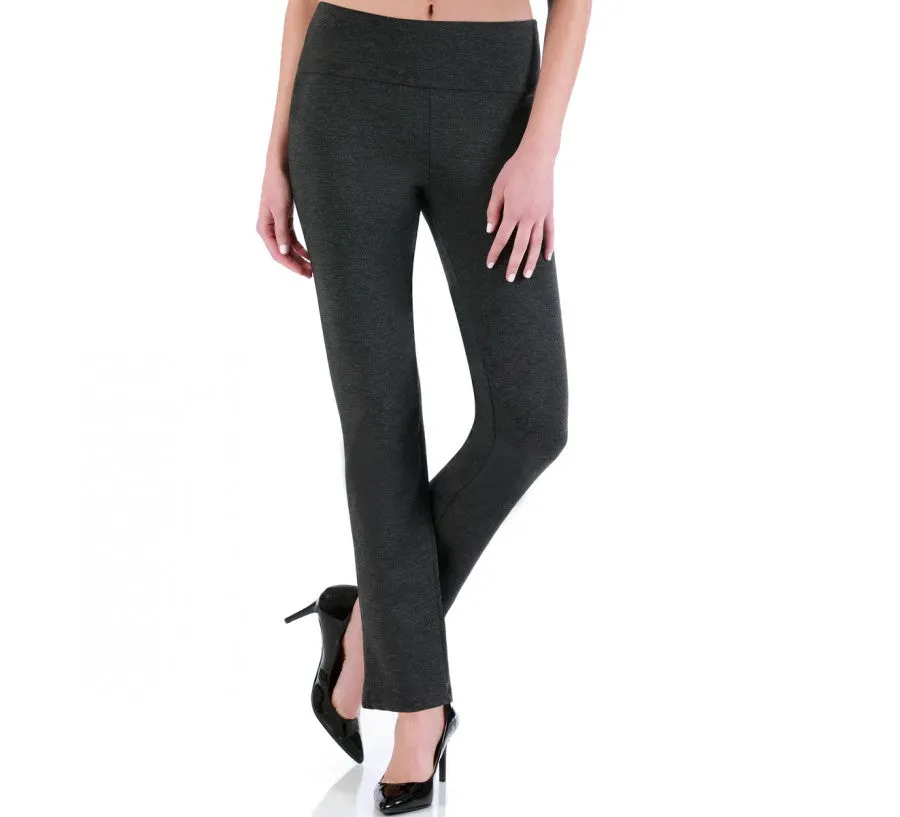 InstantFigure Straight Leg Pant with Slit 16801M