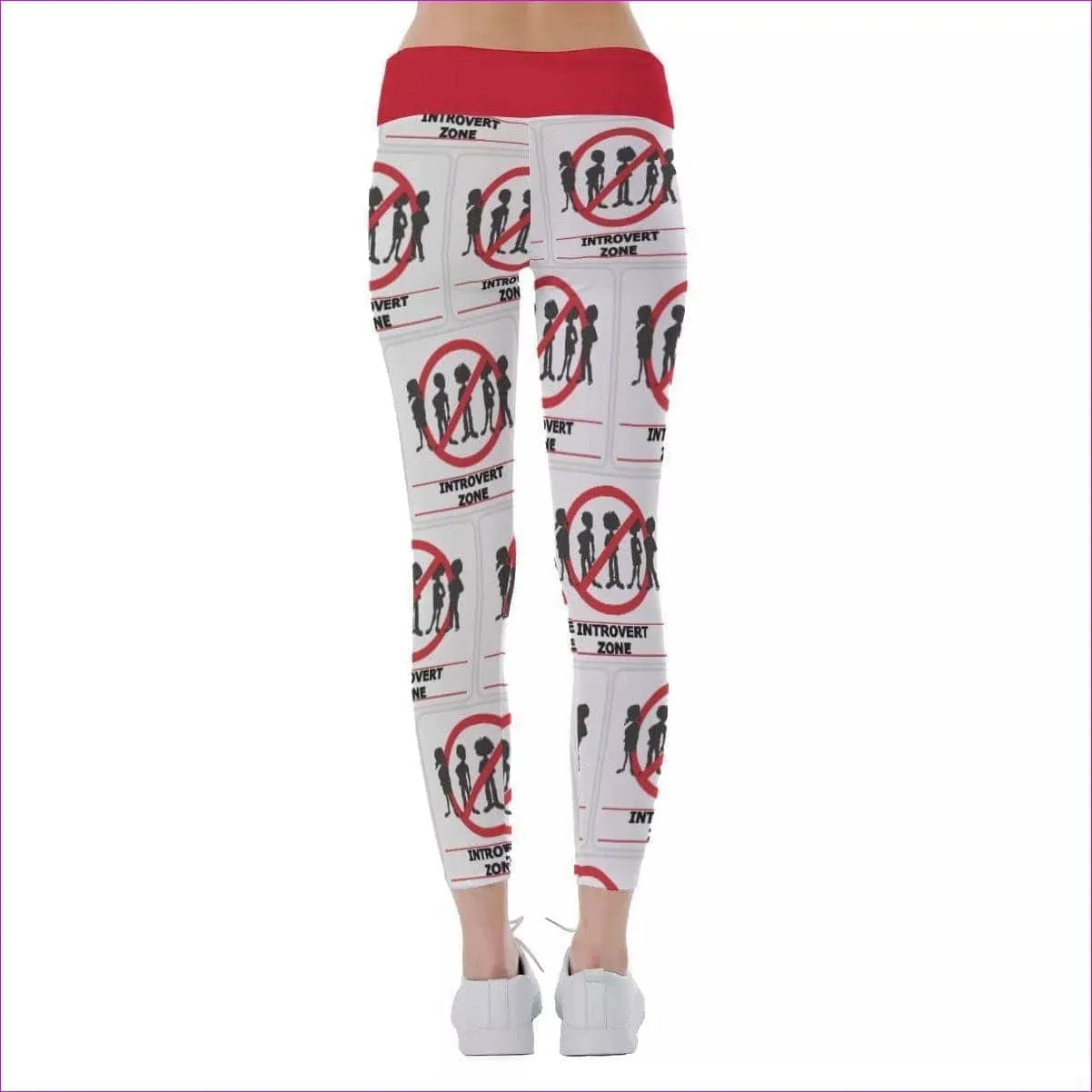 Introvert Zone Womens Yoga Leggings