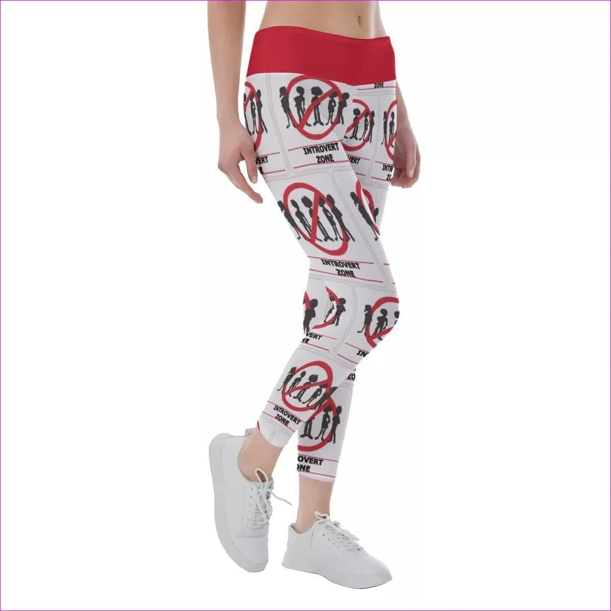 Introvert Zone Womens Yoga Leggings