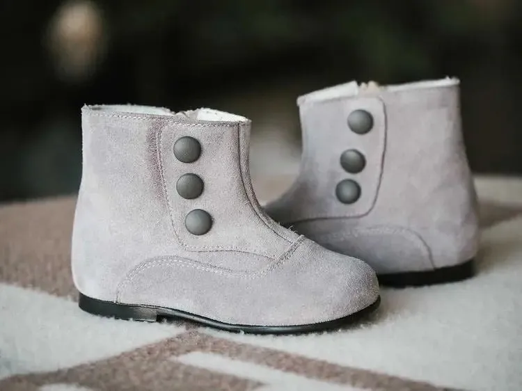 Isla- Grey Suede Boots