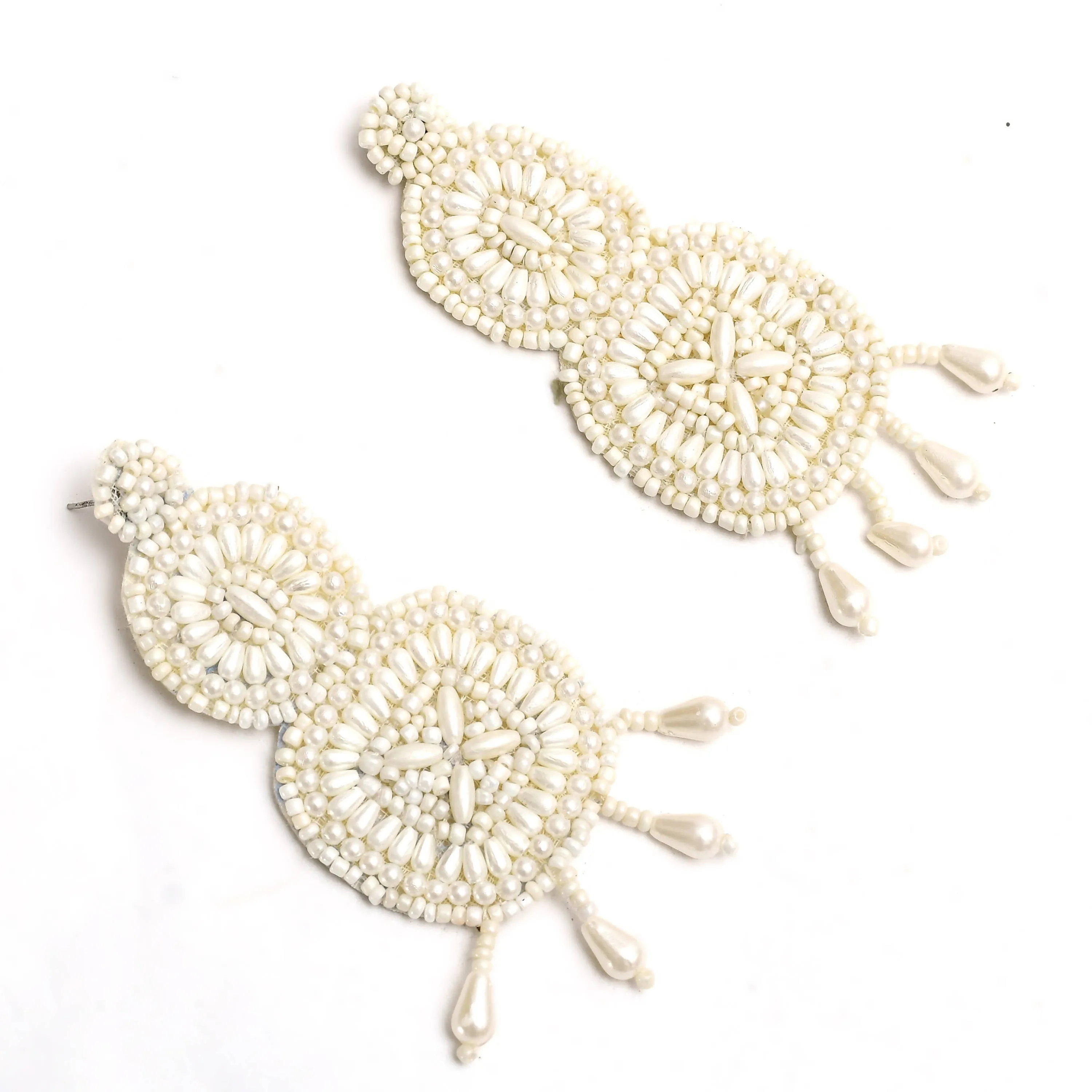 Johar Kamal Handicraft Pearls Necklace with Earrings Jkms_047