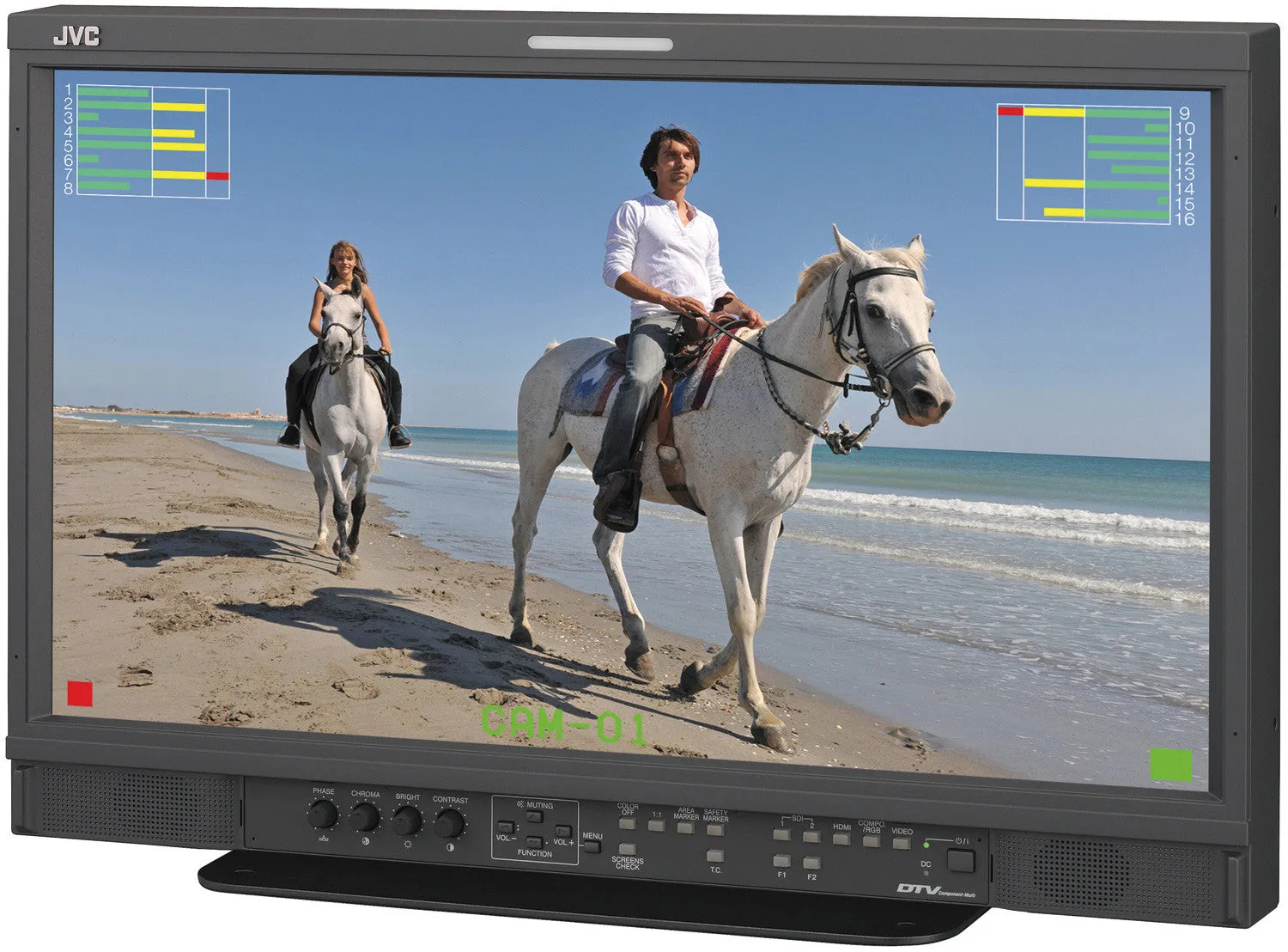 JVC DT-E21L4U 21 Inch Verite Series Multi-format LCD Monitor (LED Backlit)