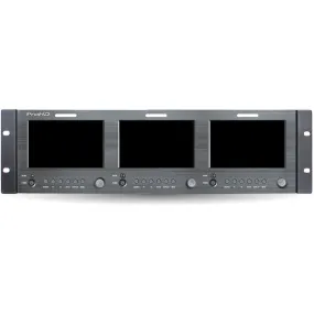 JVC Triple 5&quot; Rack Display Monitor With HDMI