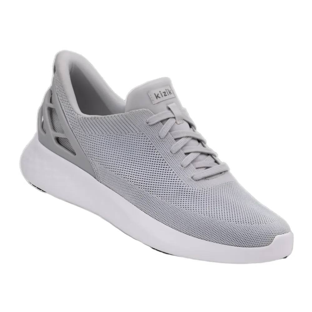 Kizik Unisex Athens Hands-Free Knit Sneaker Slate Grey