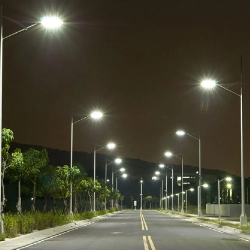 LED Pole Light 300W With Motion Sensor & Photocell, 5700K, UM, Bronze, Dusk to Dawn Capable - Parking Lot Lights