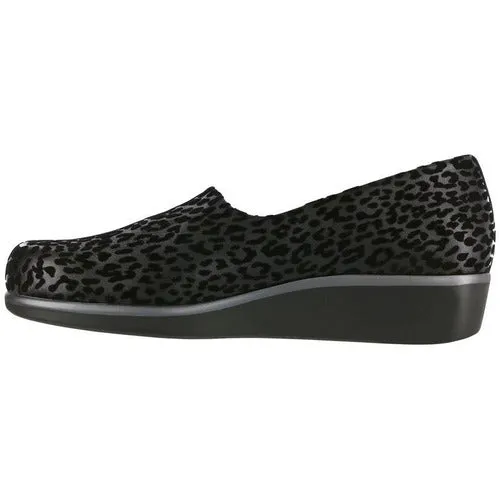 Leopard Bliss Slip On Wedge Sas