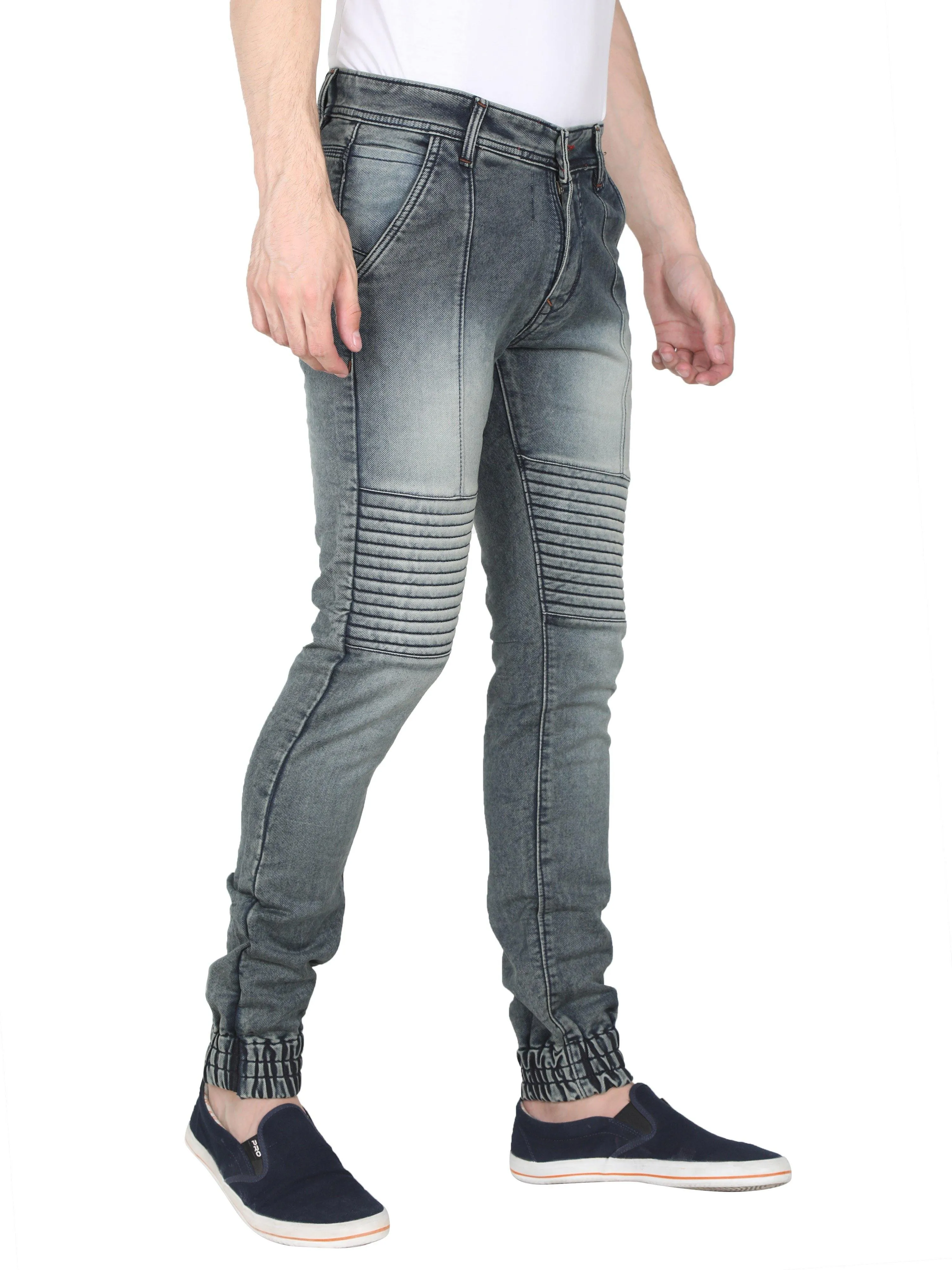 Light Grey Denim Jeans for Men