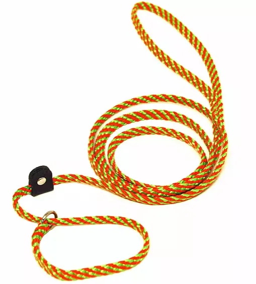 Lone Wolf 1/4" Flat Braided Nylon Slip Leashes