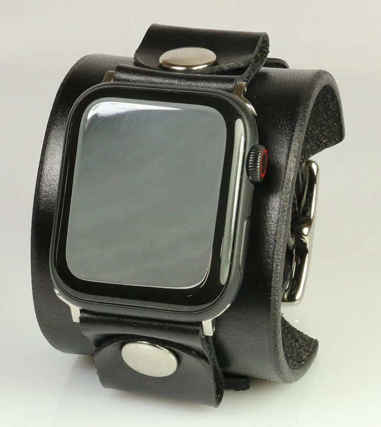 LP's Die-Cut Leather Cuff for Smart Watch