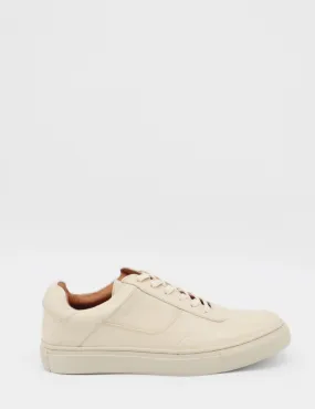 Martini sneakers in off white leather mens shoes