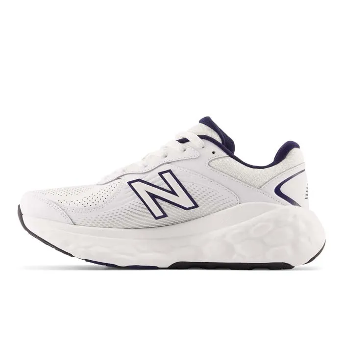 Mens New Balance Fresh Foam M840V1 in White/Team Navy/White